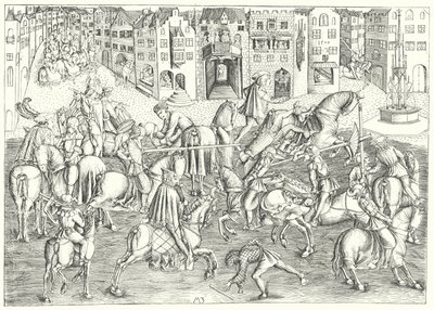 Tournament in Munich During the Reign of Albert IV, Duke of Bavaria by German School