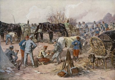 Training Camp Near Lemberg by German School