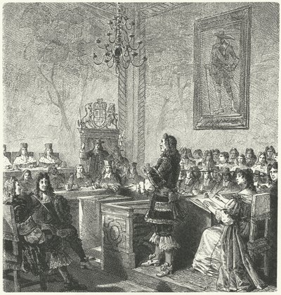 Trial of William Russell, Lord Russell, for treason against King Charles II by German School