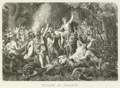 Triumph of Arminius by German School