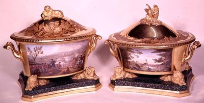 Two Tureens from the Prussian Dinner Service, 1816-19 by German School