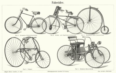 Types of Bicycle by German School