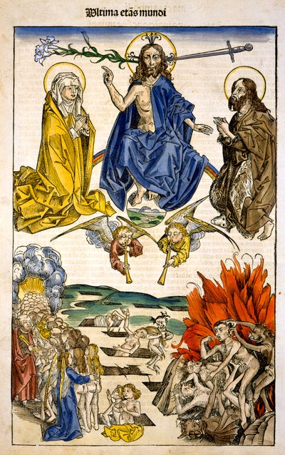 The Last Judgement from Liber Chronicarum by Hartmann Schedel, 1493 by German School