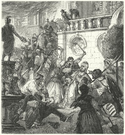 Uprising of Peasants in the French Revolution by German School