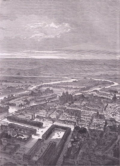 View of Metz by German School