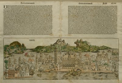 View of Venice, illustration from the Liber Chronicarum by Hartmann Schedel published in Nuremberg, 1493 by German School