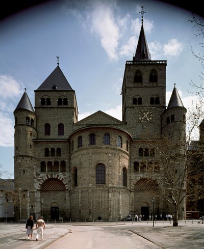 View of the Cathedral of Trier by German School