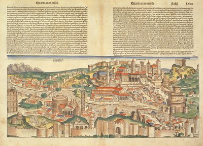 View of the City of Rome, from the Nuremberg Chronicle by Hartmann Schedel, 1493 by German School