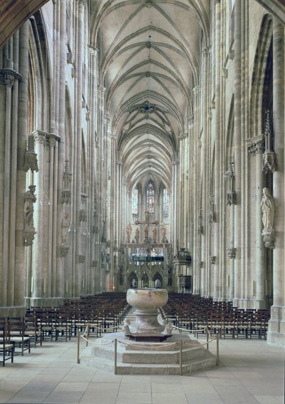View of the interior looking east by German School