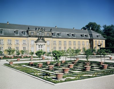 View of the orangery of the Herrenhausen, laid out 1720-23 by German School