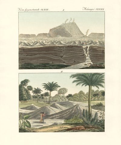 Views of Some Volcanoes in the Kingdom of New Spain in America by German School