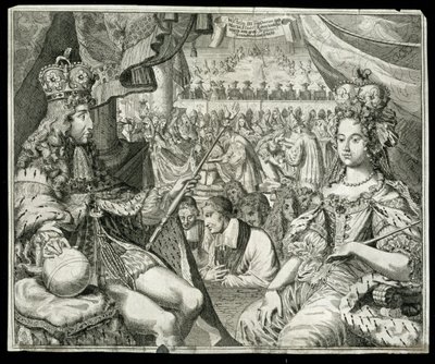 William III and Mary II, King and Queen of Great Britain and Ireland by German School