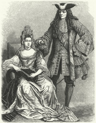 William III and Mary II, King and Queen of England by German School