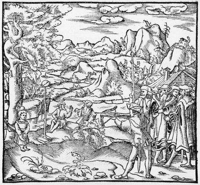 William Tell (illustration from Cosmographie Universelle by Sebastien Munster, published 1559) by German School