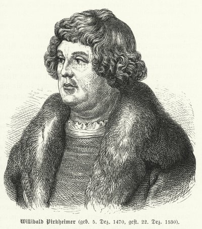 Willibald Pirckheimer, German Renaissance lawyer, author and humanist, and friend of Albrecht Durer by German School