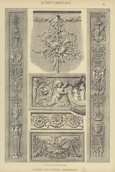 18th Century, Plastic and Painted Ornaments by German School