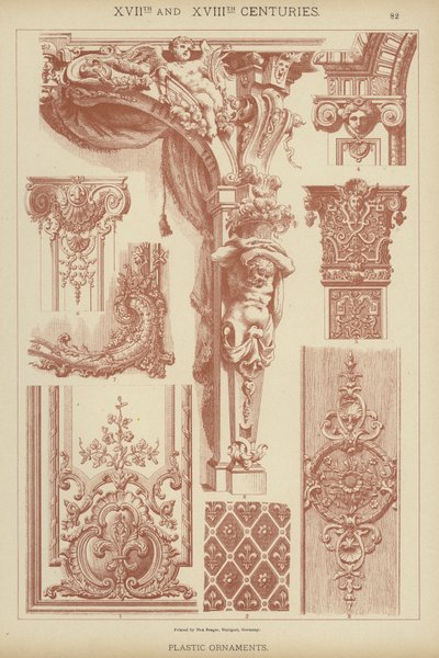 17th and 18th Centuries, Plastic Ornaments by German School