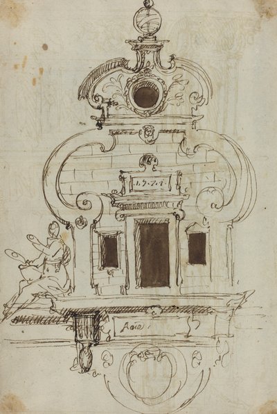 Wall Monument with an Armillary Sphere by German or Austrian 16th Century