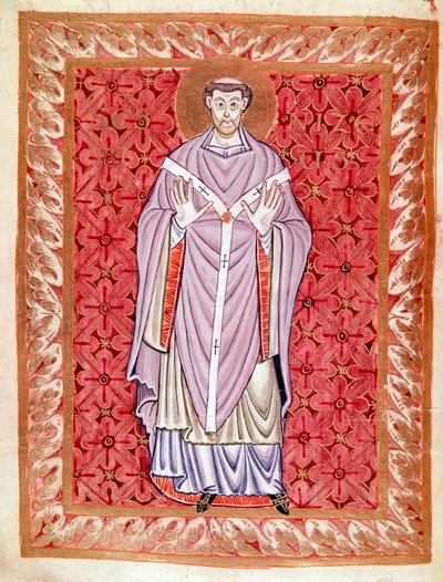 Representation of Saint Nizier of Lyon by German School
