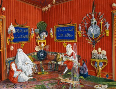 The Oriental room in Villa Lazarovich by Germano Prosdocimi