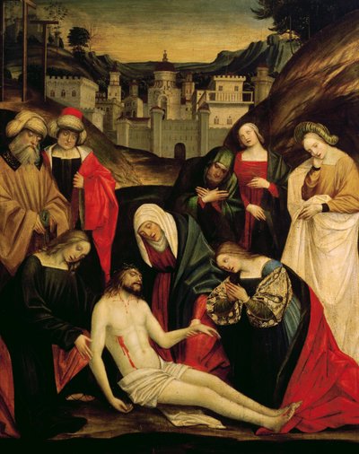Lamentation over dead Christ, ca 1520 by Gerolamo Giovenone