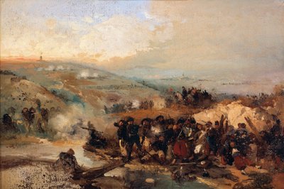 Capture of the Tower of Malakoff by Gerolamo Induno