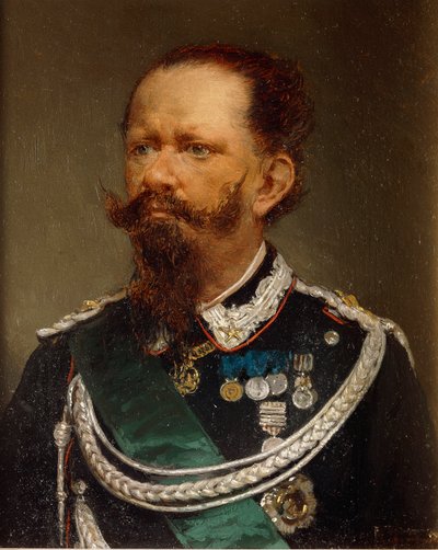 Portrait of Victor Emmanuel II by Gerolamo Induno