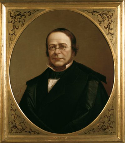 Portrait of Camillo Benso, Count of Cavour by Gerolamo Induno