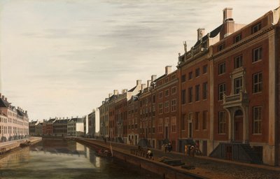 View of the Golden Bend in the Herengracht from the West by Gerrit Berckheyde
