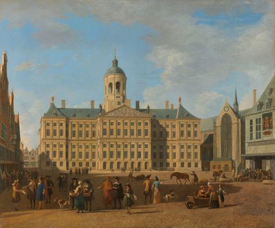 The Town Hall on Dam Square, Amsterdam by Gerrit Berckheyde