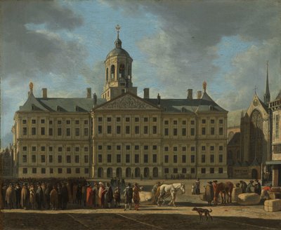 The Town Hall on Dam Square, Amsterdam by Gerrit Berckheyde