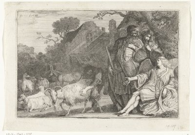 The Angel Promises Abraham a Son by Gerrit Bleker