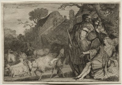 An Angel Foretells the Birth of Abraham