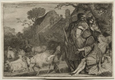 An Angel Foretells the Birth of Abraham