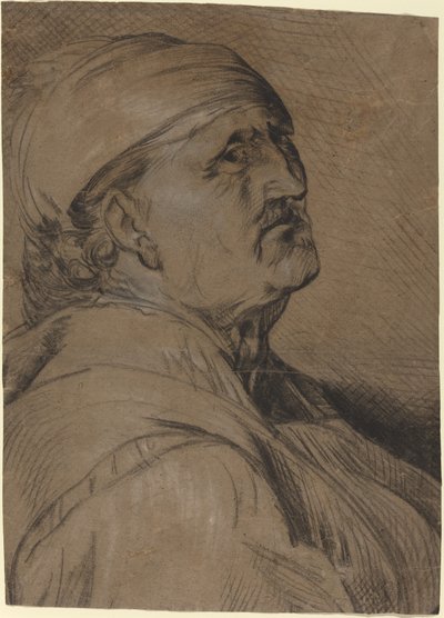 Head of an Old Man by Gerrit Claesz Bleker
