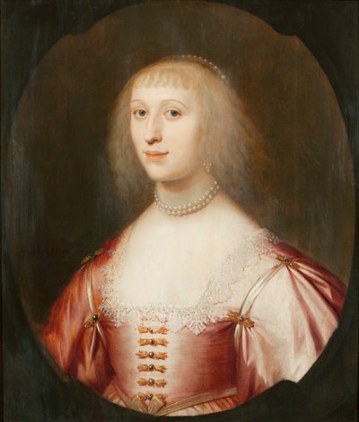 Portrait of Amalia of Solms-Braunfels by Gerrit van Honthorst