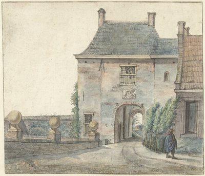 The Gate of the Castle of Heemstede by Gerrit Lamberts