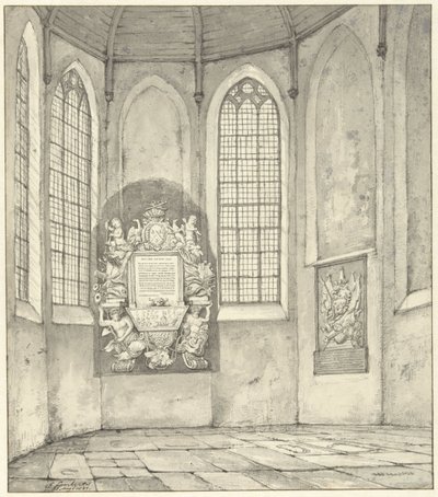 Tomb of Anthony Pieterson in the Church at Monster by Gerrit Lamberts