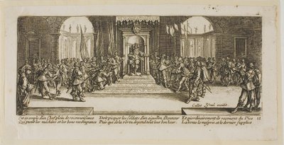 Distribution of Rewards, plate eighteen from The Large Miseries of War by Gerrit Lucasz van Schagen