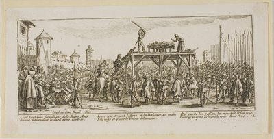 The Wheel, plate fourteen from The Large Miseries of War by Gerrit Lucasz van Schagen