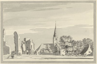 The Ruins of the Abbey of Rijnsburg by Gerrit Toorenburgh