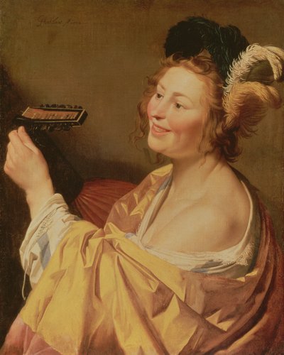 A Musician, 1624 by Gerrit van Honthorst