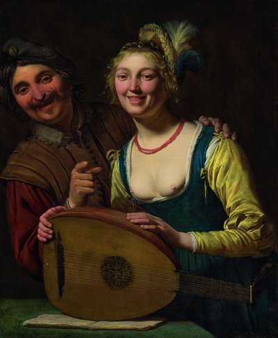 Allegory of Lust by Gerrit van Honthorst