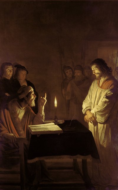 Christ before the High Priest, 1617 by Gerrit van Honthorst