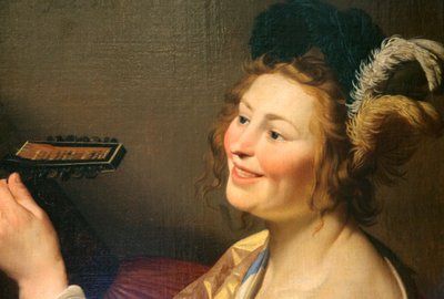 Lute Player by Gerrit van Honthorst