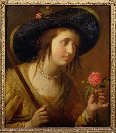 Princess Sophia of Bohemia, Mother of George I as a Shepherdess by Gerrit van Honthorst