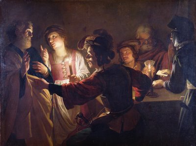 The Denial of St. Peter by Gerrit van Honthorst