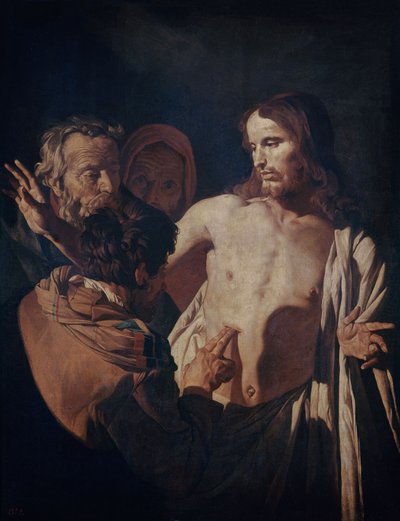 The Incredulity of Saint Thomas by Gerrit van Honthorst