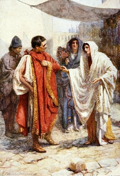 How comes it now, my husband, that thou art then estranged from thyself? illustration from 