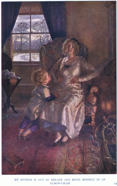 My Mother Is Out of Breath and Rests Herself in an Elbow Chair by Gertrude E. Demain Hammond
